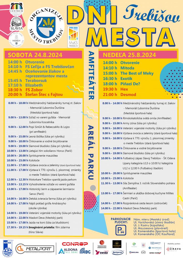Dni mesta Trebišov 24.-25.2024