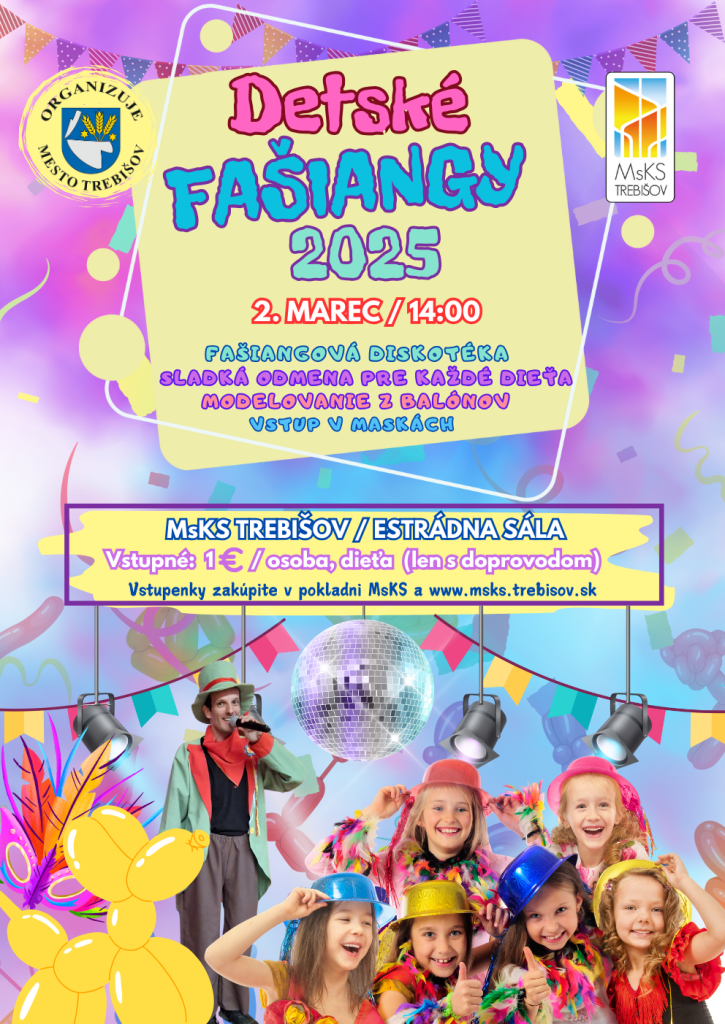 Detské fašiangy 2025